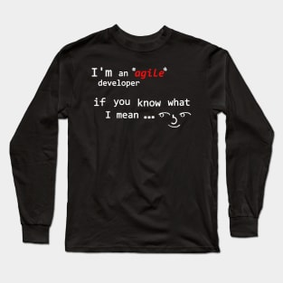 Agile ( ͡° ͜ʖ ͡°) Long Sleeve T-Shirt